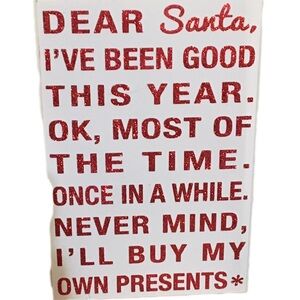 Red and White Holiday Wall Art